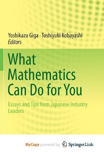 Tapa de What Mathematics Can Do for You