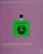 Tapa de Adobe Premiere Pro CS4 classroom in a book