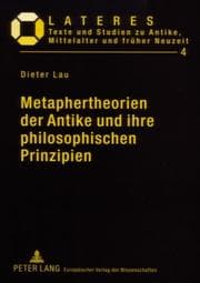 Tapa de Metaphertheorien Der Antike Und Ihre Philosophischen Prinzipien