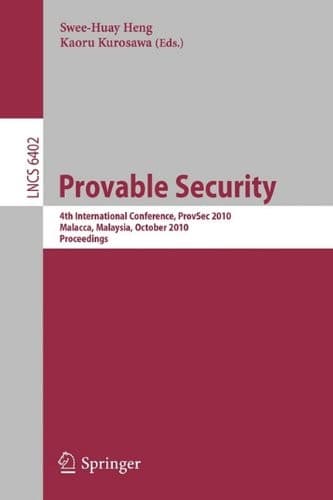 Tapa de Provable Security