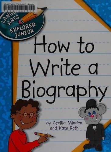 Tapa de How to write a biography