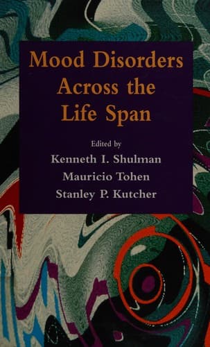 Tapa de Mood disorders across the life span