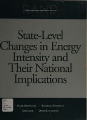 Tapa de State level changes in energy intensity and their national implications