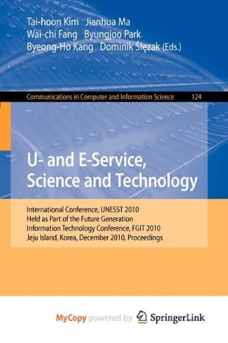 Tapa de U- And E-Service, Science and Technology