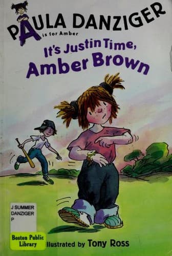 Tapa de Its Justin Time Amber Brown