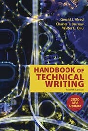Tapa de The Handbook of Technical Writing with 2020 APA Update