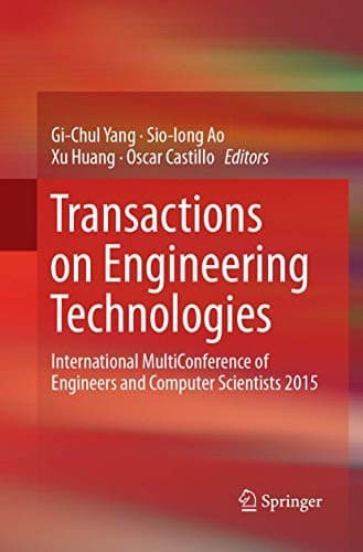 Tapa de Transactions on Engineering Technologies