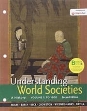 Tapa de Loose-leaf Version for Understanding World Societies 2e V1 & LaunchPad for Understanding World Societies 2e