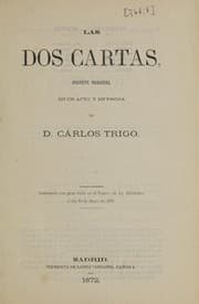 Tapa de Las dos cartas