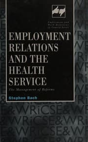 Tapa de Employment relations and the health service