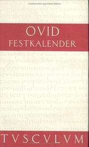 Tapa de Fasti. Festkalender Roms