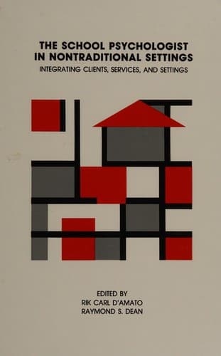 Tapa de The School Psychologist in Nontraditional Settings
