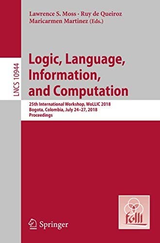 Tapa de Logic, Language, Information, and Computation