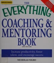 Tapa de The everything coaching and mentoring book