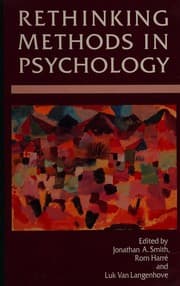 Tapa de Rethinking methods in psychology