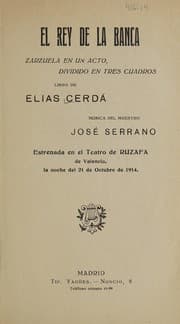 Tapa de El rey de la banca