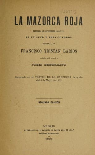 Tapa de La mazorca roja