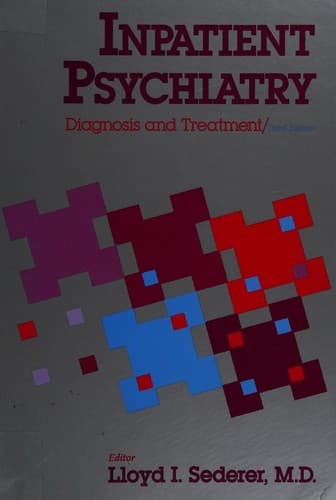 Tapa de Inpatient psychiatry