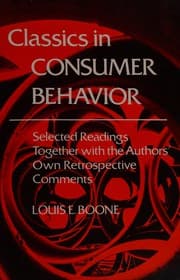 Tapa de Classics in consumer behavior