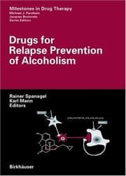 Tapa de Drugs for relapse prevention of alcoholism