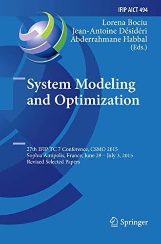 Tapa de System Modeling and Optimization