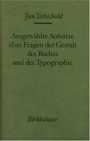 Tapa de Ausgewählte Aufsätze über Fragen der Gestalt des Buches und der Typographie