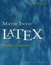 Tapa de Math into LaTeX