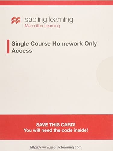 Tapa de Sapling Organic Chemistry Homework