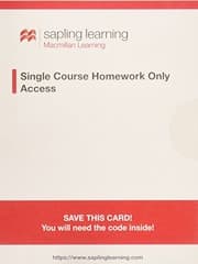 Tapa de Sapling Organic Chemistry Homework