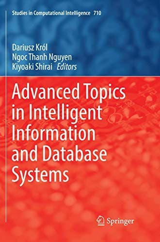 Tapa de Advanced Topics in Intelligent Information and Database Systems