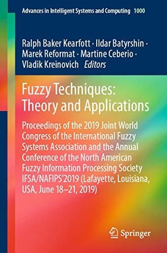 Tapa de Fuzzy Techniques : Theory and Applications
