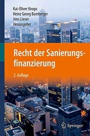 Tapa de Recht der Sanierungsfinanzierung