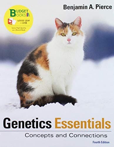 Tapa de Loose-leaf Version of Genetics Essentials 4e & SaplingPlus for Genetics Essentials