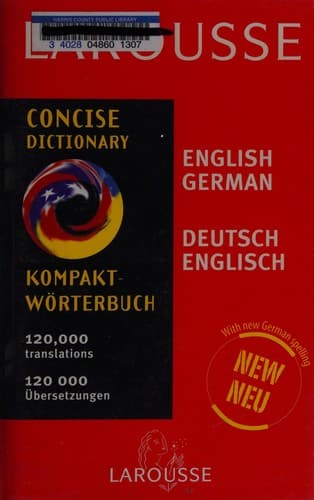 Tapa de Larousse concise dictionary