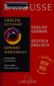 Tapa de Larousse concise dictionary
