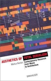 Tapa de Aesthetics of total serialism