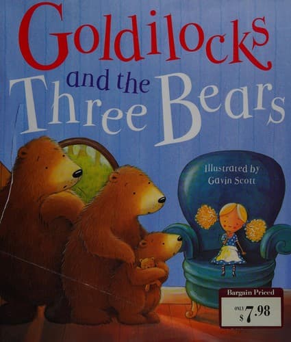 Tapa de Goldilocks and the three bears