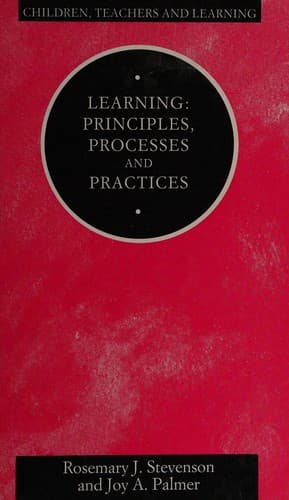 Tapa de Learning principles, processes and practices