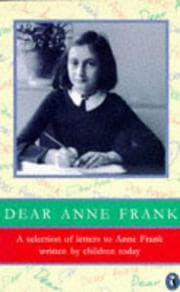 Tapa de Dear Anne Frank