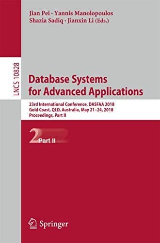 Tapa de Database Systems for Advanced Applications