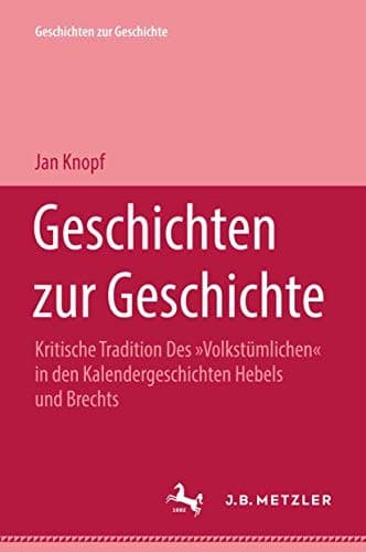 Tapa de Geschichten zur Geschichte