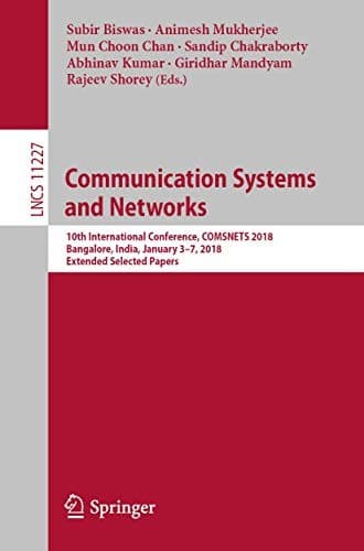 Tapa de Communication Systems and Networks