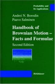 Tapa de Handbook of Brownian motion