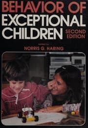 Tapa de Behavior of exceptional children