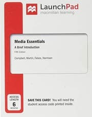Tapa de LaunchPad for Media Essentials