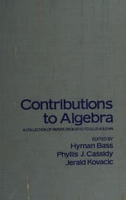 Tapa de Contributions to algebra