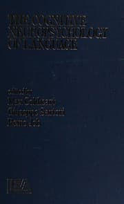 Tapa de The Cognitive neuropsychology of language