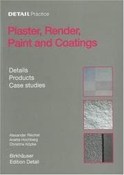 Tapa de Plaster, render, paint and coatings