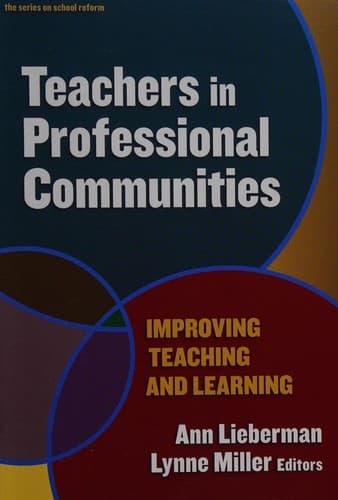 Tapa de Teachers in professional communities