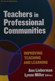 Tapa de Teachers in professional communities